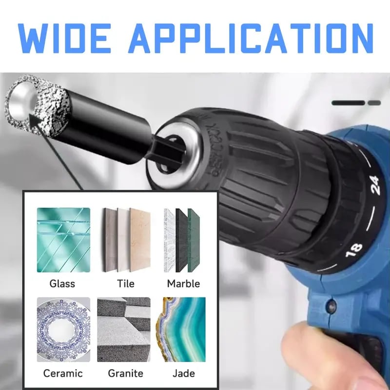 🔥49% off | 6-piece dry diamond drill bit kit
