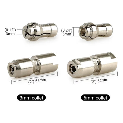 ⚙️Angle Grinder Conversion Kit 🔧 3mm/6mm Dual Collet – 100-type angle grinder Adapter for Carving & Polishing
