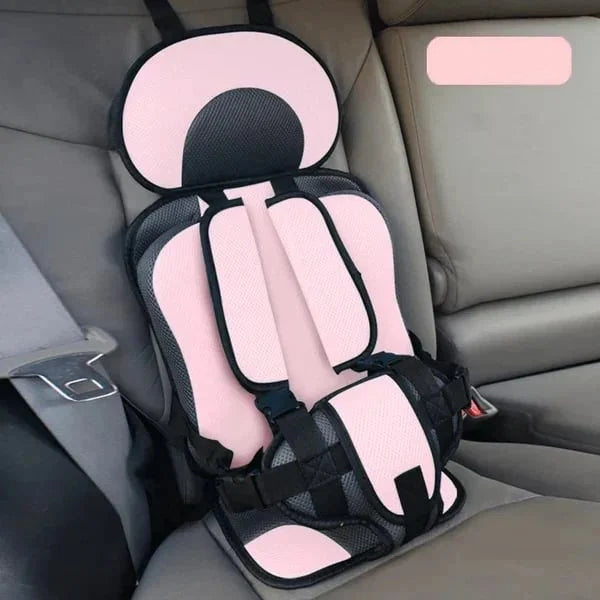 👶50% OFF NOW! Portable Child Protection Car Seat‑Breathable Mesh Safety Harness Seat Pad, Lightweight Foldable Travel Baby Car Seat for Kids, Fits Most Vehicle Seats