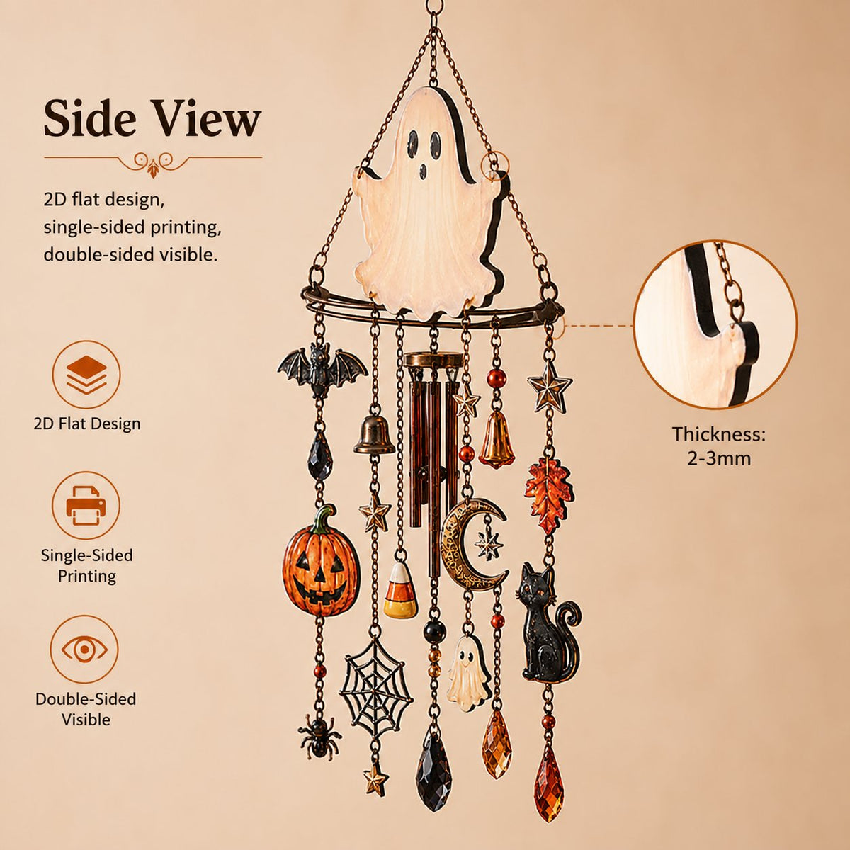 🔥Halloween Early Bird Special: Enjoy 49% off ghost wind chimes👻