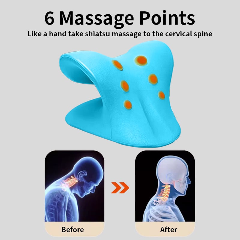 🔥HOT SALE🔥Neck Stretcher ,Neck Hump Corrector,Neck and Shoulder Relaxer Cervical Traction Device Pillow