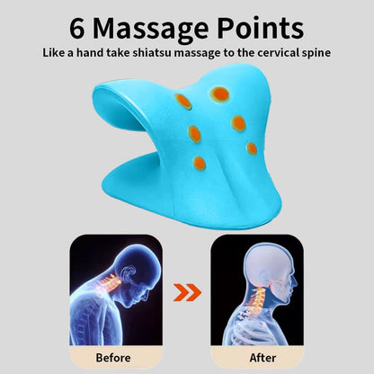 🔥HOT SALE🔥Neck Stretcher ,Neck Hump Corrector,Neck and Shoulder Relaxer Cervical Traction Device Pillow