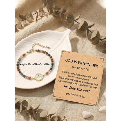 Women's Mustard Seed Beaded Bracelet