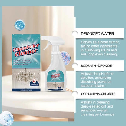 💡49% OFF🧼 Light Fixture Cleaning Spray | Powerful stain removal · Safe for all materials with no residue · Protects metal from oxidation · Suitable for chandeliers and decorative lights