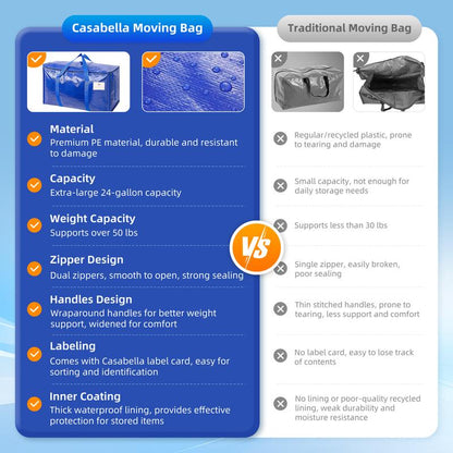 👜 Extra-Large Thickened Foldable Moving/Storage Bag