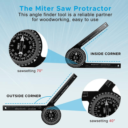 📏Aluminum Miter Saw Protractor