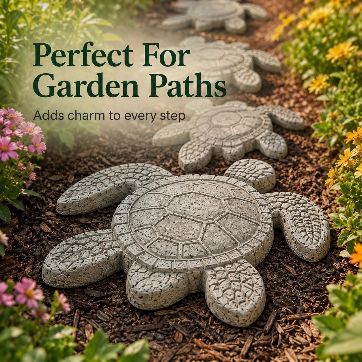 🌊 Reusable Ocean Theme Garden Art Mold – Make Your Garden Truly One of a Kind (📦Buy 2 Free Shipping)