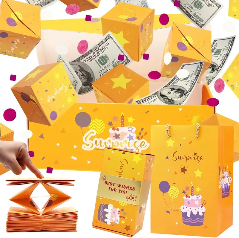🎁Newly Surprise Box Gift Box🔥Contains 12 bouncy boxes