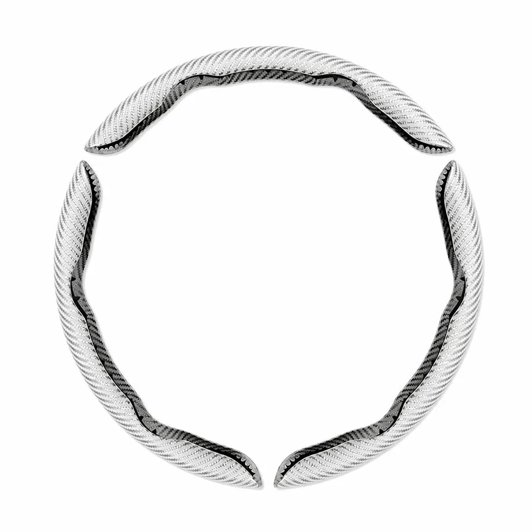 🎉Non-Slip Half Cover Car Steering Wheel Protector | Easy Clip On Installation