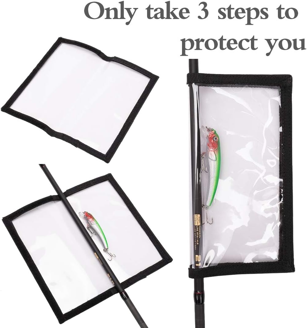 🎣Durable Clear PVC Lure Covers (1Large + 1Medium)