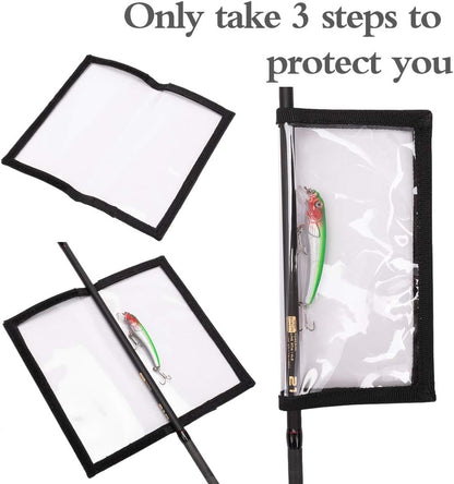 🎣Durable Clear PVC Lure Covers (1Large + 1Medium)