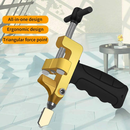2-in-1 Professional Glass & Tile Cutter Kit with Breaking Pliers