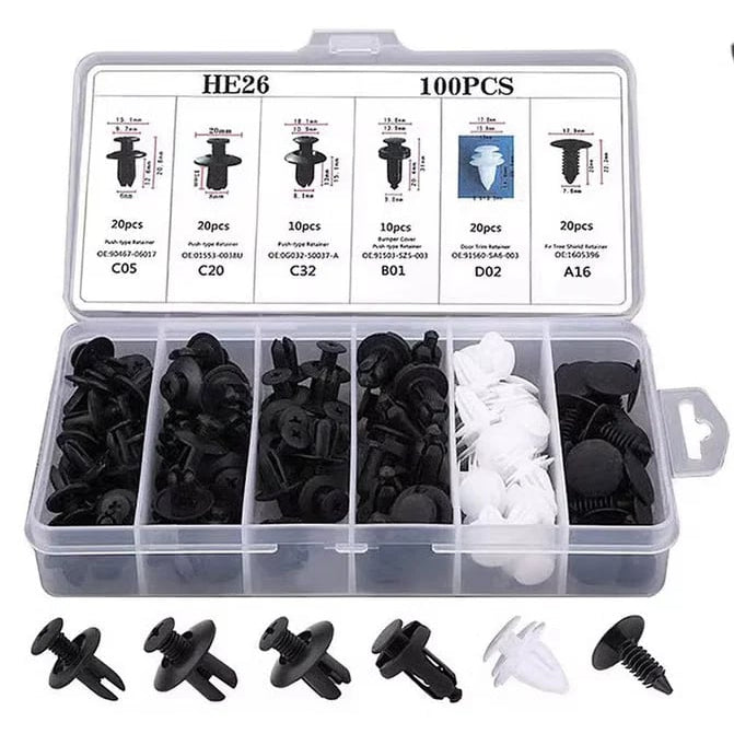 🔥100pcs Car Clip Set  - Buy 3 Get 1 Free