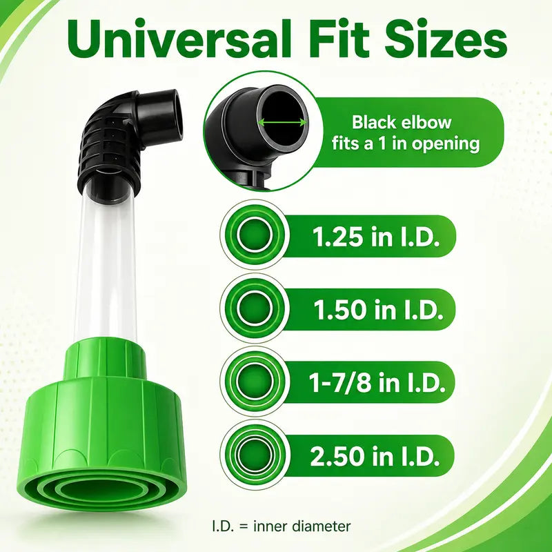 Universal AC Drain Line Cleaner Adapter