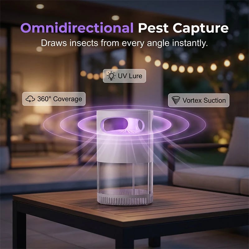 🦟 ¡50% DE DESCUENTO! Lámpara antimosquitos UV – silenciosa, USB, sin químicos. ¡Más de 50 mil vendidas! 🔇🌙