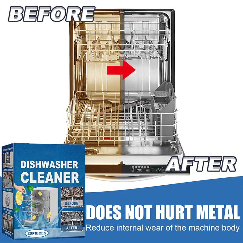 📢📢40% OFF !! ⏰ Dishwasher Cleaner & Deodorizer Tablets