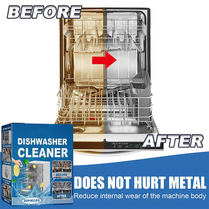 📢📢40% OFF !! ⏰ Dishwasher Cleaner & Deodorizer Tablets