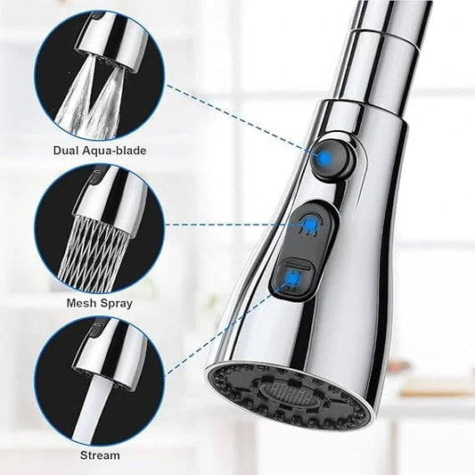 Extensor de grifo flexible | Gira, enjuaga y ahorra agua | Fácil de instalar en cualquier fregadero