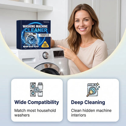 🧼Washing Machine Deep‑Cleaning Effervescent Tablets
