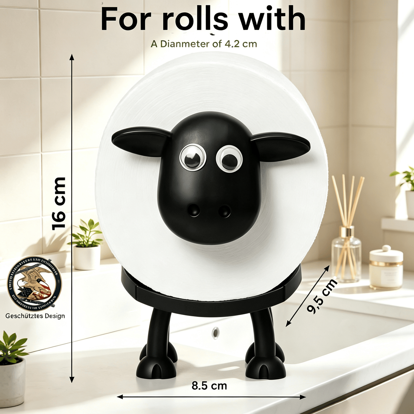 🎁 Sheep Toilet Roll Holder