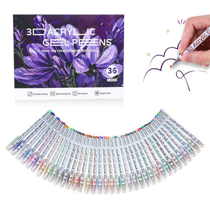 💯✨Multi-Color Gel Pen Set for Drawing & Coloring