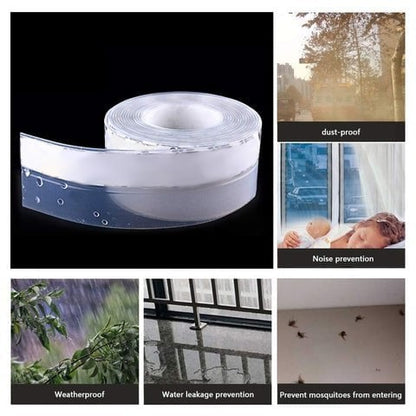 Sealing strip for doors – Self-adhesive draft stopper & insulation tape for doors, windows, and shower doors