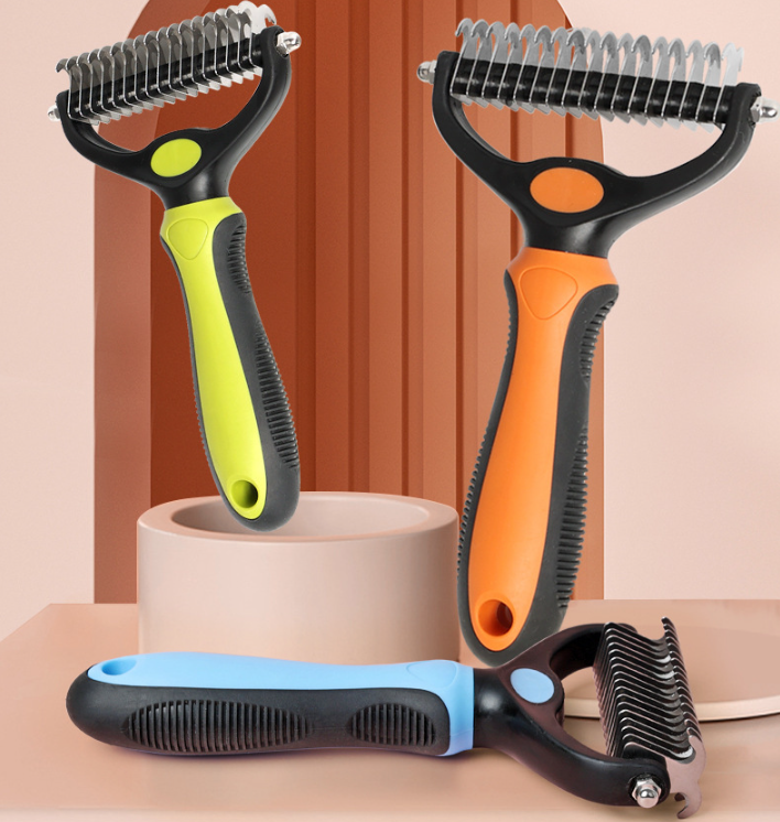 ⏰🔥 Professional Pet Shedding Comb – Effectively Removes Loose Hair 🐾✅