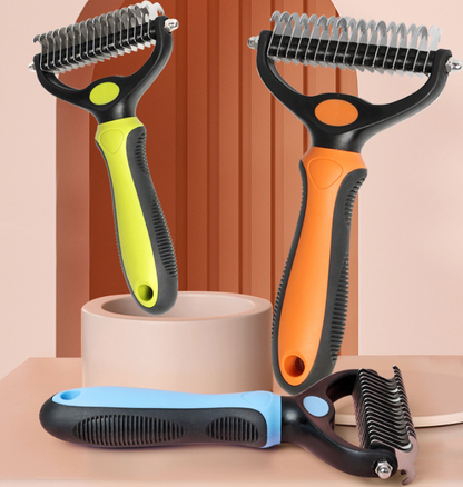 ⏰🔥 Professional Pet Shedding Comb – Effectively Removes Loose Hair 🐾✅