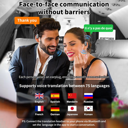 🏆#1 Best Seller ⏰Limited Time 50% OFF 💎AI Translation Wireless OWS Bluetooth5.4 Earphones (Fit iOS & Android)