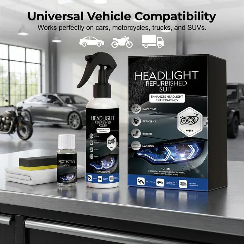 🔆Professional Car Headlight Restoration Kit