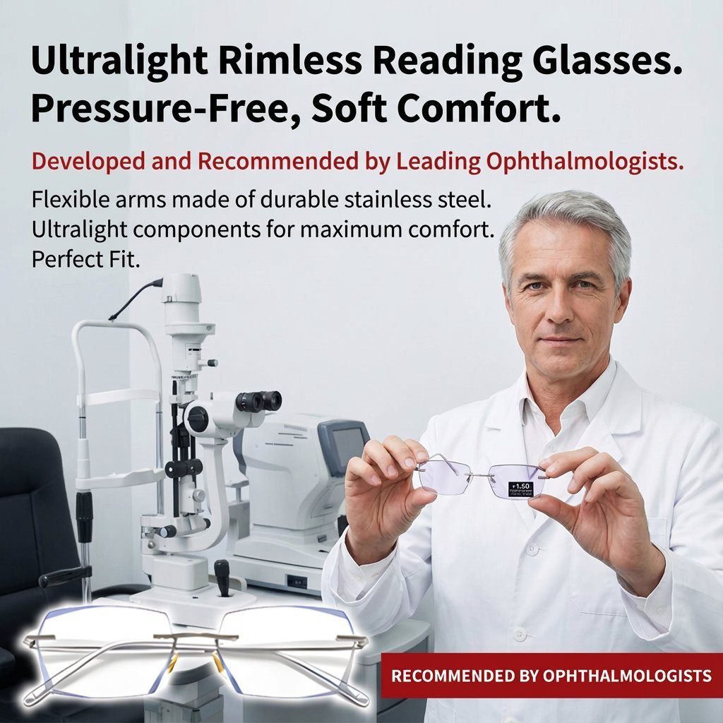[Co-Created by Designers]Gypsophila Smart Zoom and Color-Changing Reading Glasses