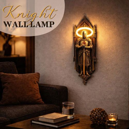 🛡️ Knight Wall Lamp