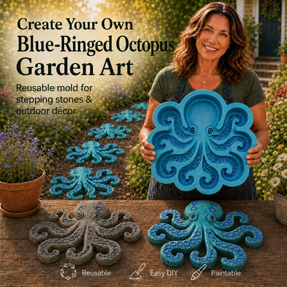 🌊 Reusable Ocean Theme Garden Art Mold – Make Your Garden Truly One of a Kind (📦Buy 2 Free Shipping)