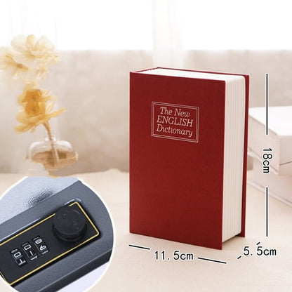 🔥2026 NEW ARRIVAL🔥Simulated Book Safe, Combination Book-style Cash Lock Box, Secret Hidden Storage Box