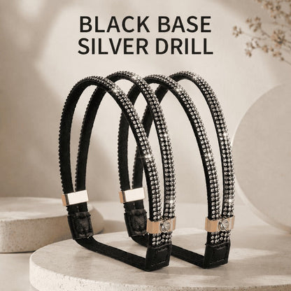 Anti-Slip Rhinestone Heel Straps