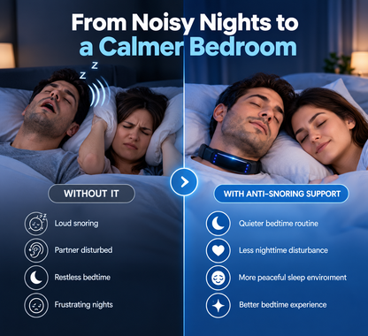 Wearable Anti-Snoring Neck Device – Simple Bedtime Snoring Support