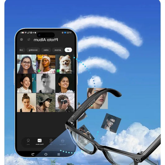 👓Gafas inteligentes ligeras con control de manos libres