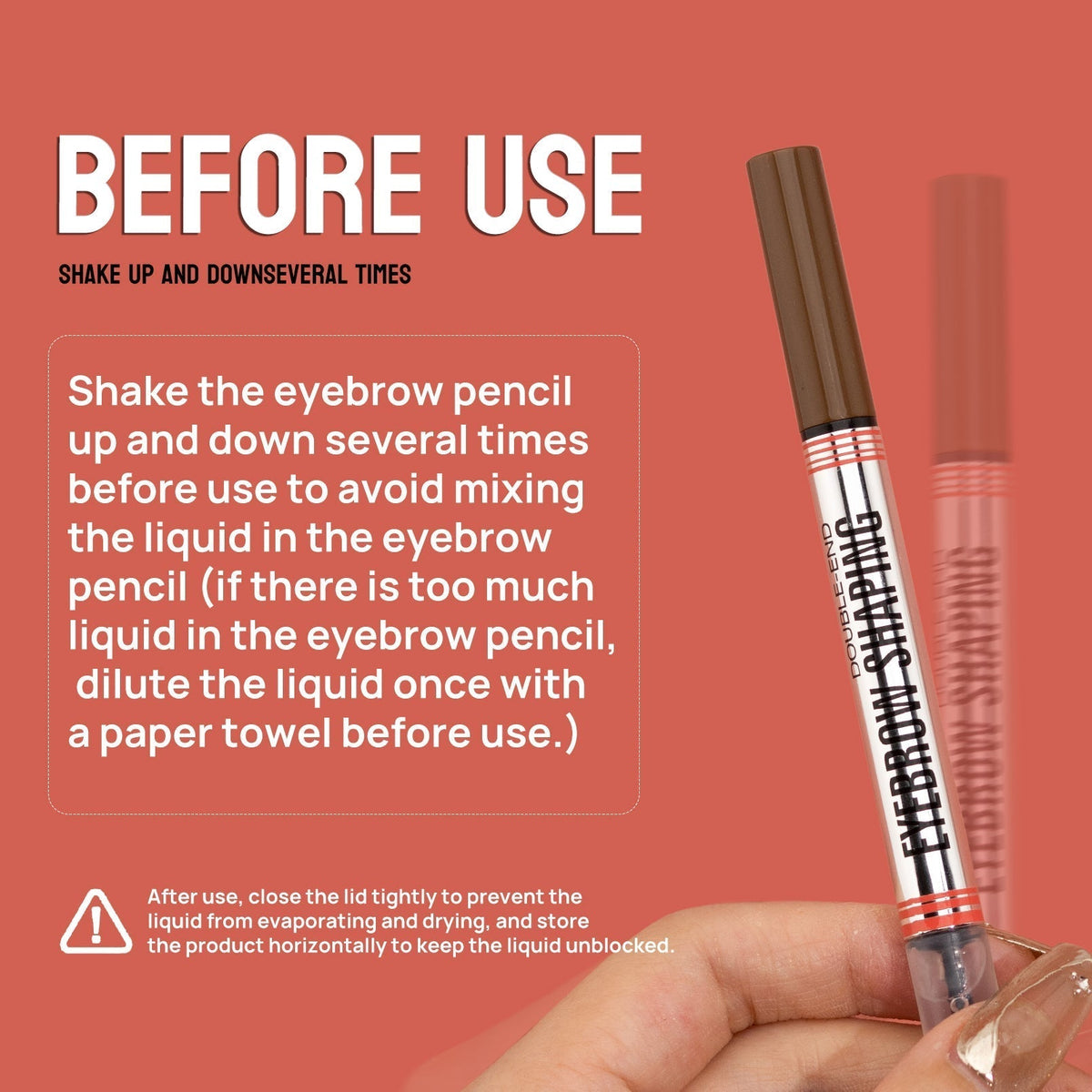 🔥✨BUY 1 GET 1 FREE!!2-in-1 Brow Pen and Sealing Brow Gel for Real Fuller Eyebrows🥳