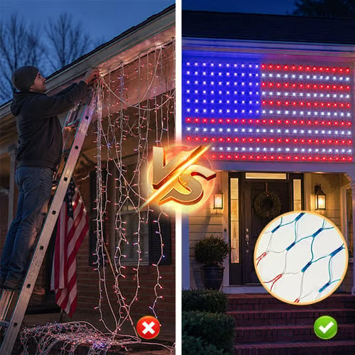 420 LED Flag String Lights