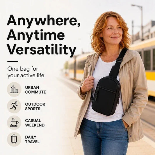 🔥🔥Upgraded Travel Sling Bag 2.0 – Anti-Theft & 500D Durability