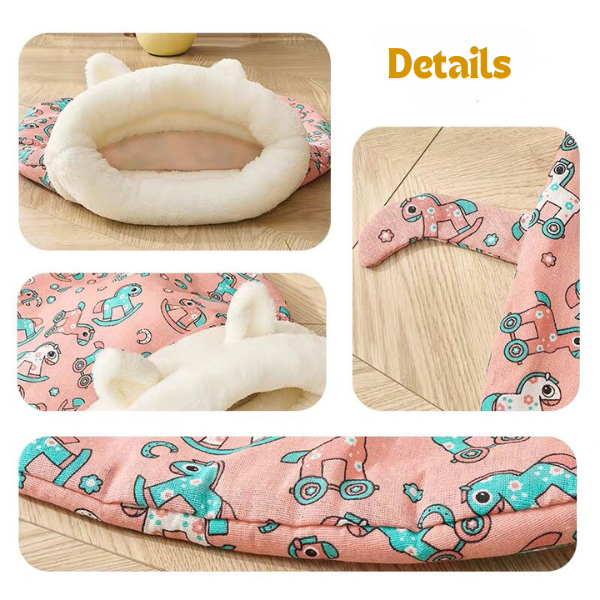 🎅Christmas Hot Sale 50% OFF! 🔥 Cozy Pet Nest for Cats and Dogs - Plush & Machine Washable, Perfect for Your Pet's Comfort and Warmth ✨