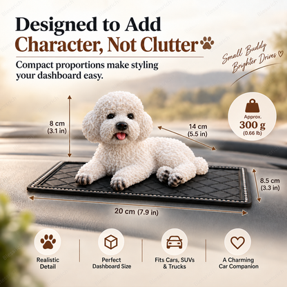 Poodle Car Ornament – The Cutest Dashboard Upgrade 🐶✨