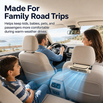 Ventiladores recargables para asiento de coche con función de enfriamiento