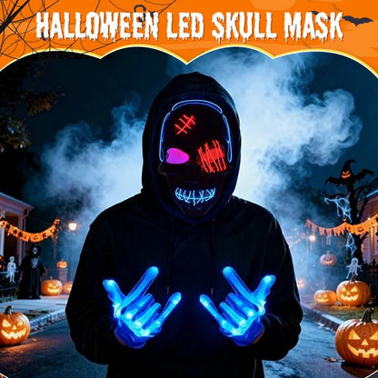 Halloween LED Skull Mask -👏Most Popular in 2026!