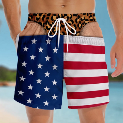 🔥50% OFF Today Only - Funny Patriotic Men Swim Trunks