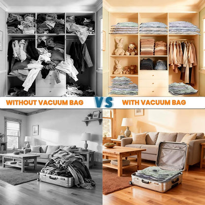 🎁 Cordless Travel Vacuum Storage Compression Bag Set