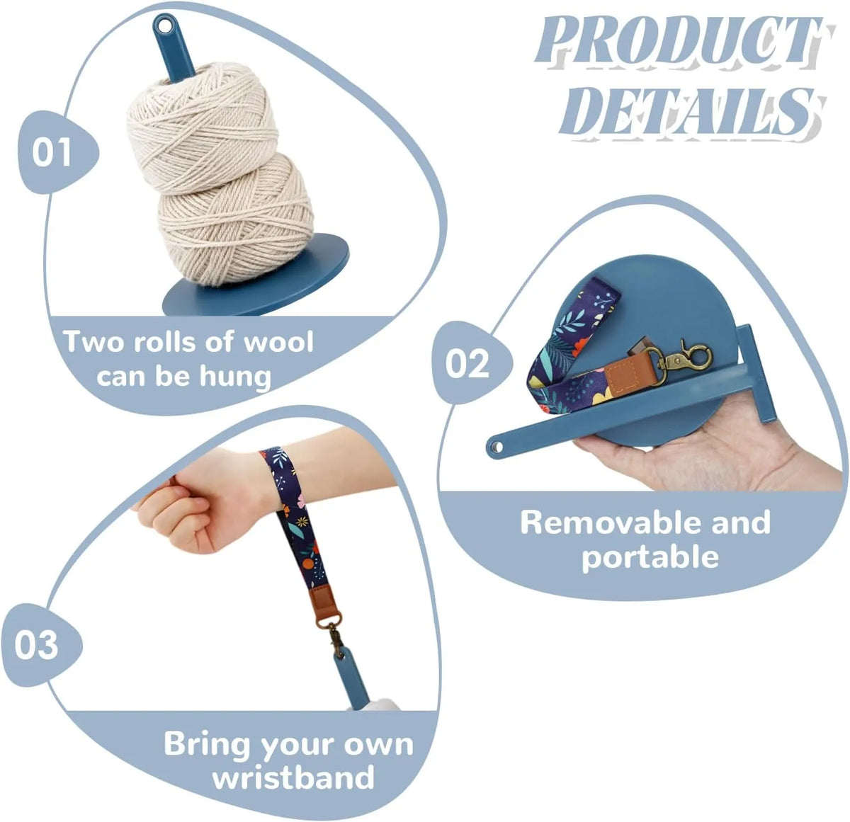 🧶Portable Yarn Holder