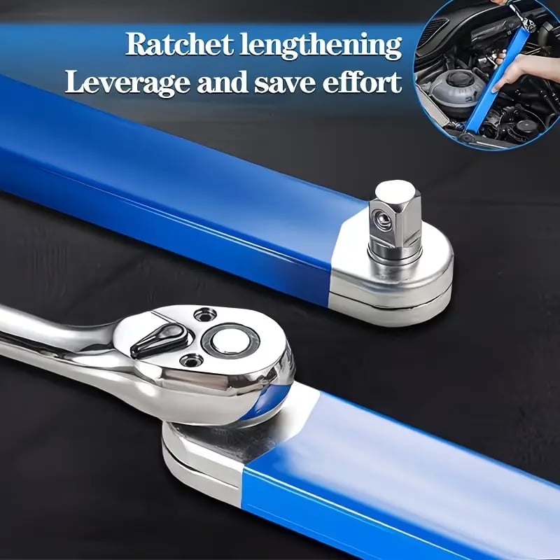 Offset Extension Wrench – Impact Ready with 1/4', 3/8' & 1/2' Adapters