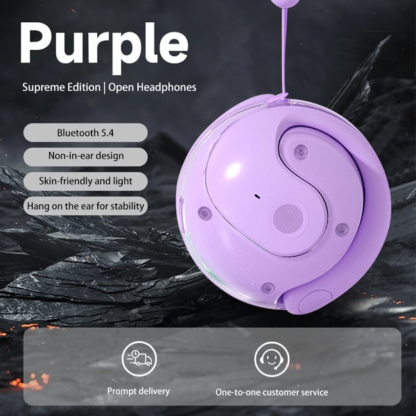 🏆#1 Best Seller ⏰Limited Time 50% OFF 💎AI Translation Wireless OWS Bluetooth5.4 Earphones (Fit iOS & Android)
