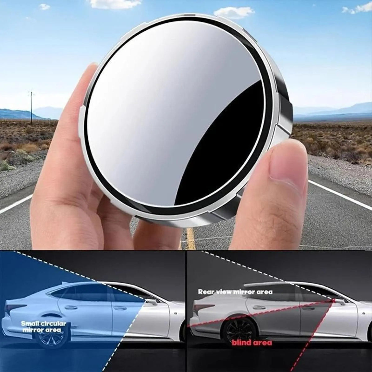2 Counts Safety driving mirror